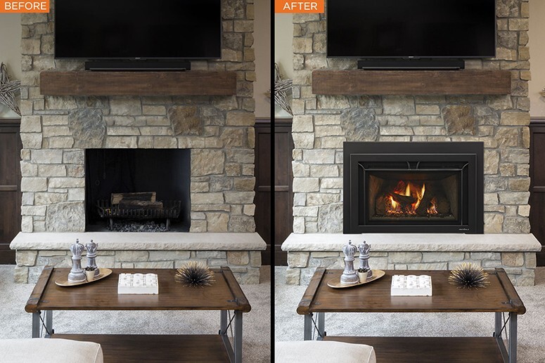 Before you replace your existing fireplace