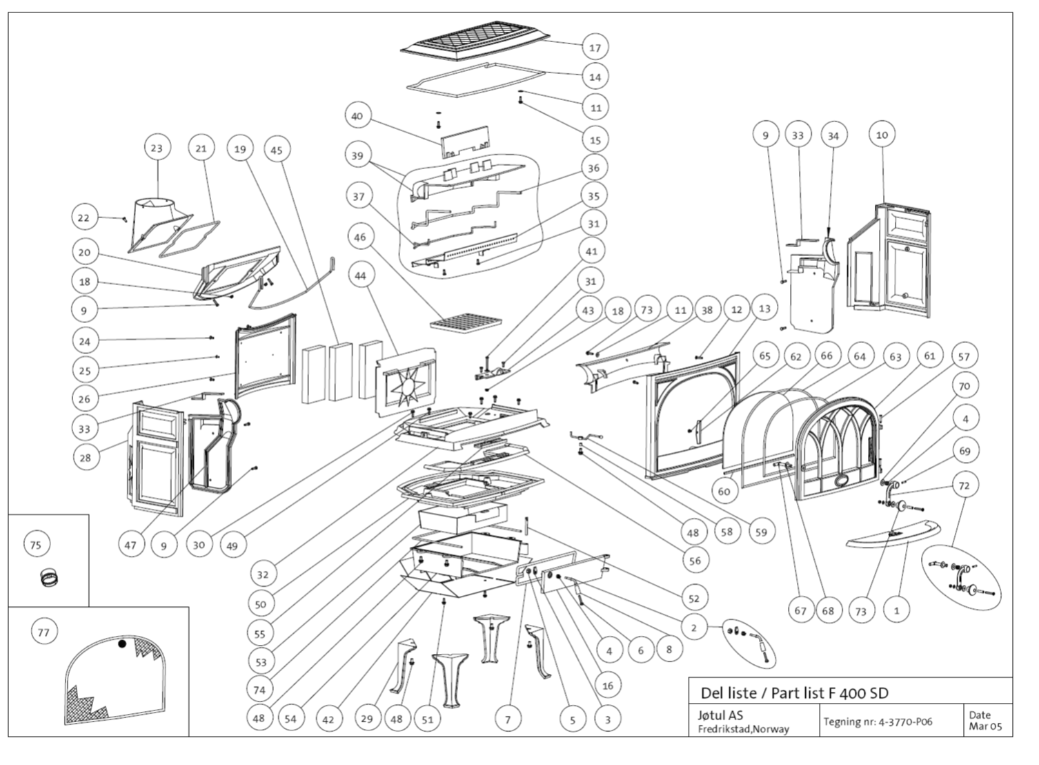 Stove Parts Jotul Parts F400 Page 1 Black Swan Home
