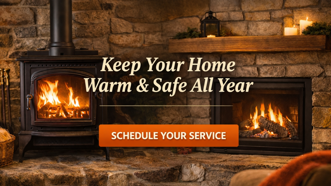 Professional wood and gas stove service technician in Fairfield County CT